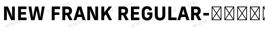NEW FRANK REGULAR字体转换